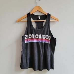 Zion Canyon Racer Back Tank Sz S